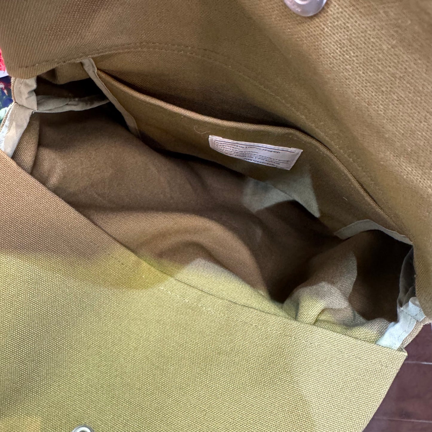 Anvocoeur Caramel Canvas Egg Bag, made in Japan