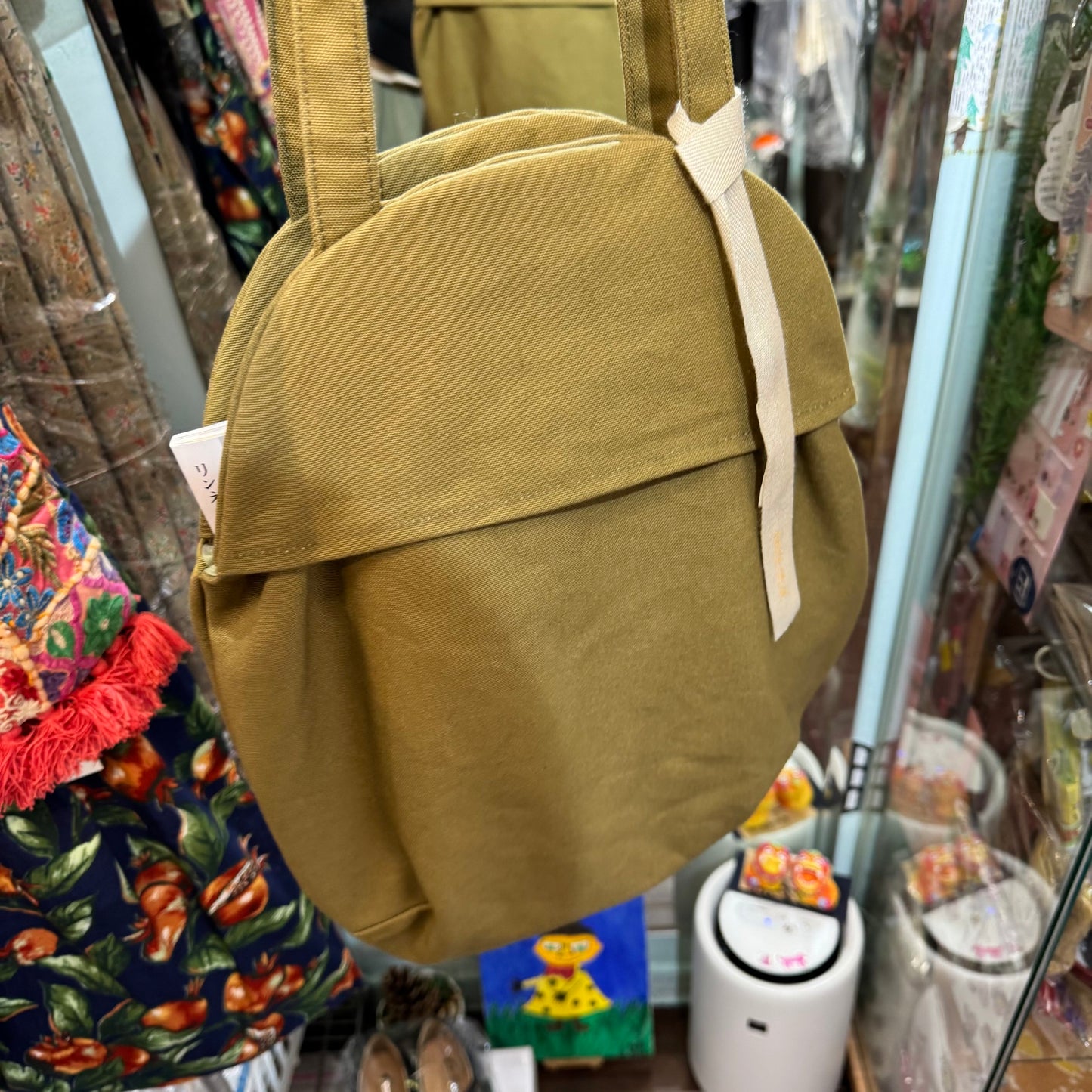 Anvocoeur Caramel Canvas Egg Bag, made in Japan