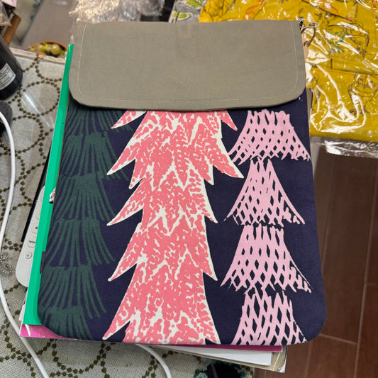 Handmade Metsa -森 Notebook, Tablet Case, fabric from Japan