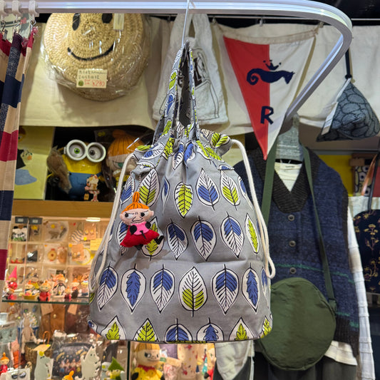 Handmade Leaf 2Way Hand Bag, fabric from Japan