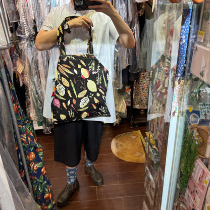 Handmade Vegetables Print Tote Bag