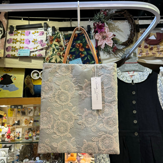 Castle Combe Embroidery Clutch Bag, made in Japan