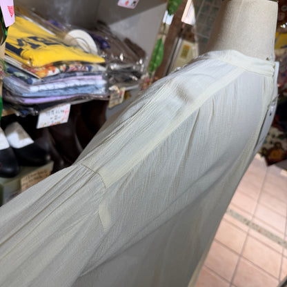 Tang Ivory Ruffle Frill Shirt