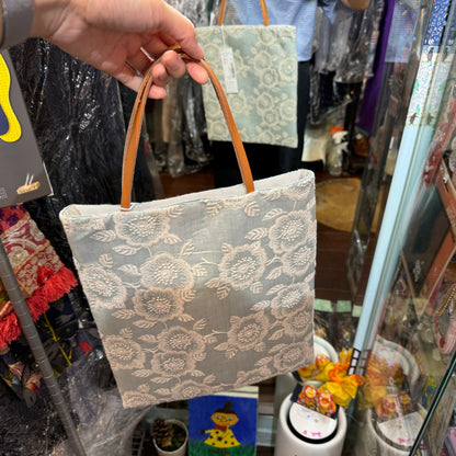Castle Combe Embroidery Clutch Bag, made in Japan