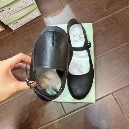 Recipe Mary Jane Leather Shoes, 3 Colors, made in Japan