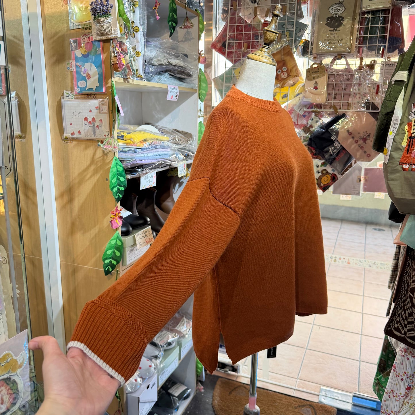 Siwaly fluid Orange Sweater