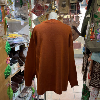 Siwaly fluid Orange Sweater
