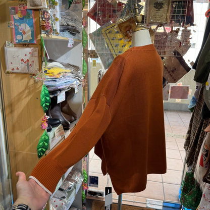 Siwaly fluid Orange Sweater
