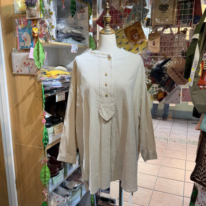 Sale- Tumugu Ivory Long Shirt