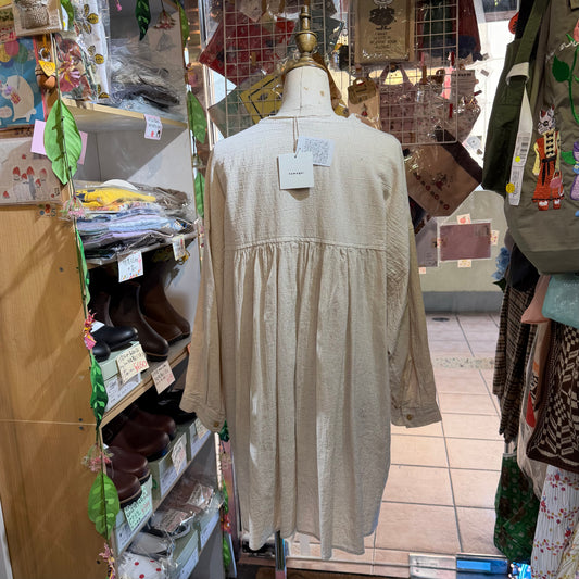 Sale- Tumugu Ivory Long Shirt