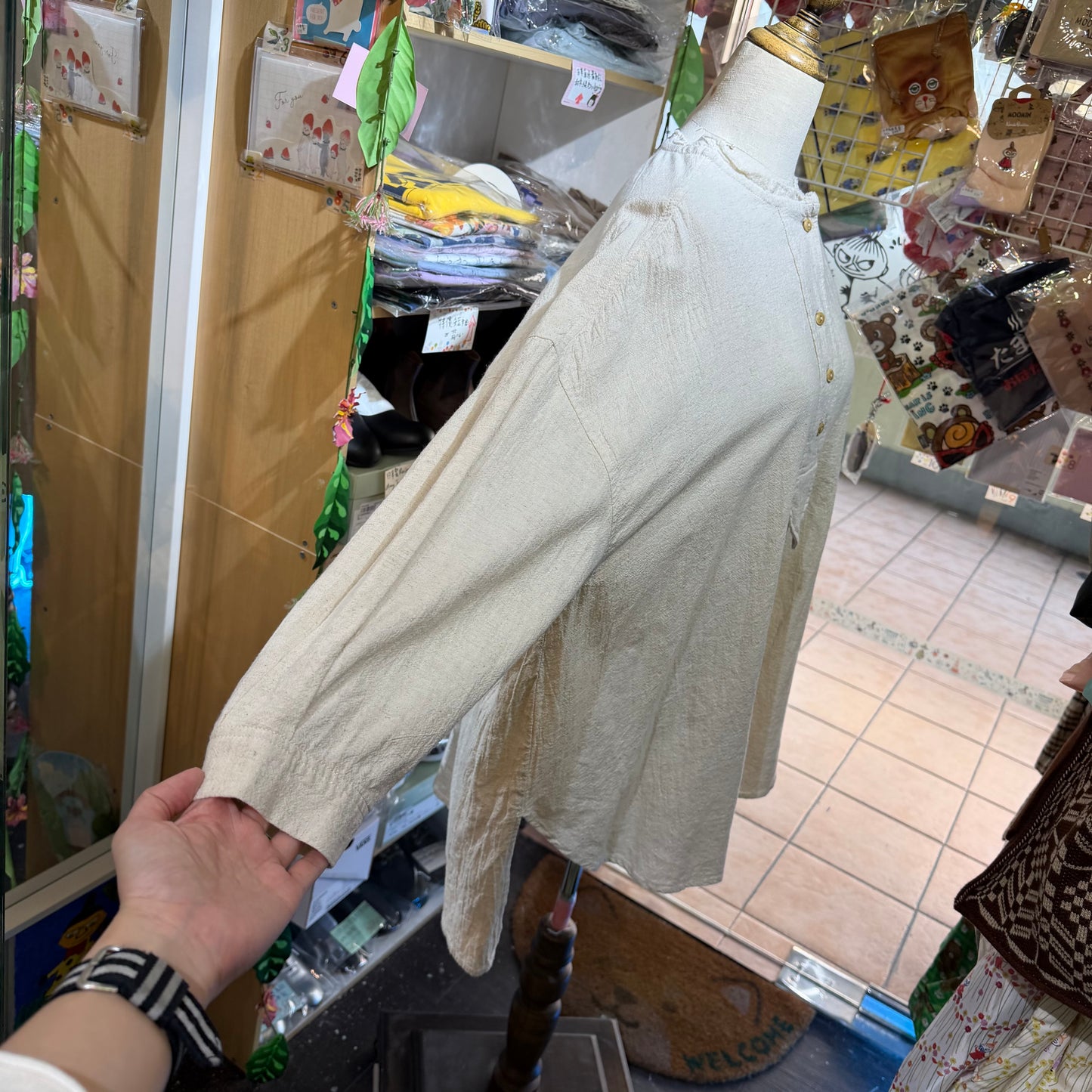 Sale- Tumugu Ivory Long Shirt