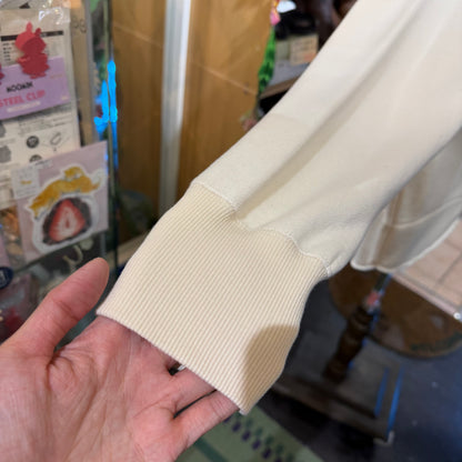 Tumugu Ivory Sweatshirt, made in Japan