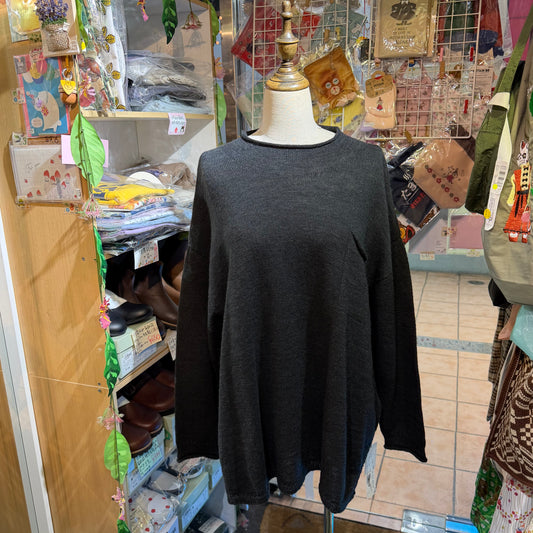 SO Charcoal Sweater, made in Japan