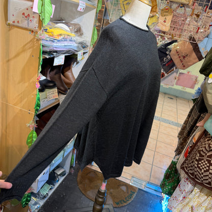SO Charcoal Sweater, made in Japan