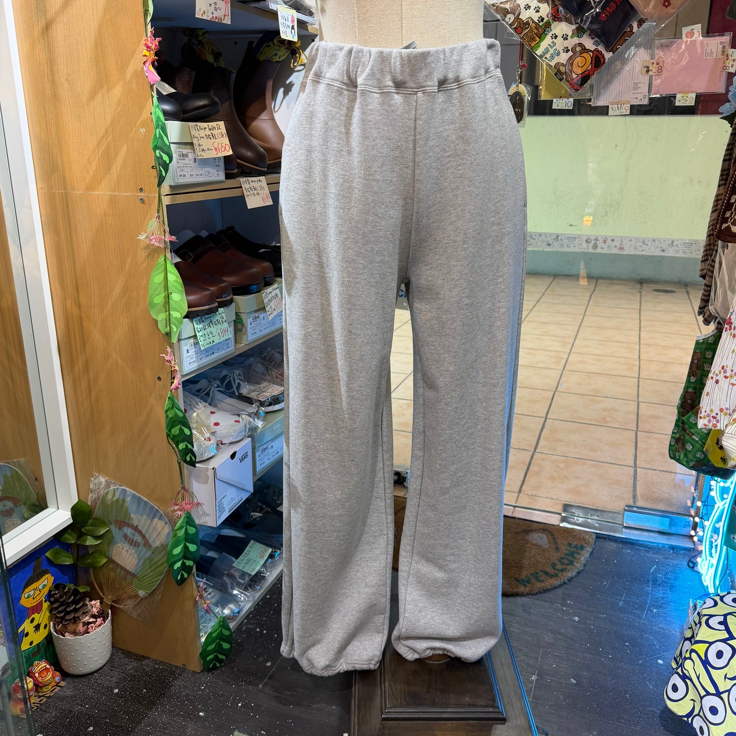 Sale- Diaries Grey Joggers Pants, made in Japan