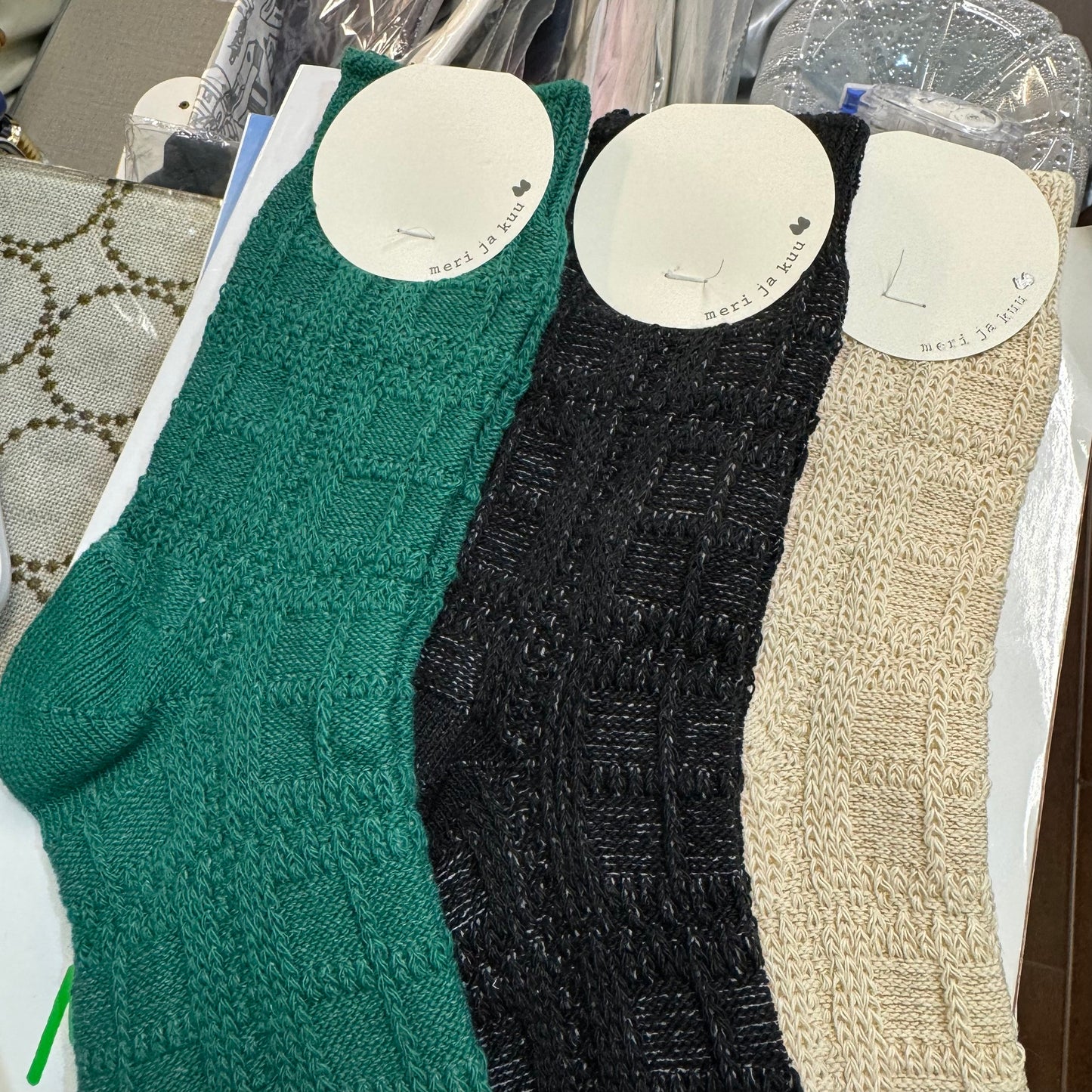 Meri ja kuu Socks, 3 Colors, made in Japan