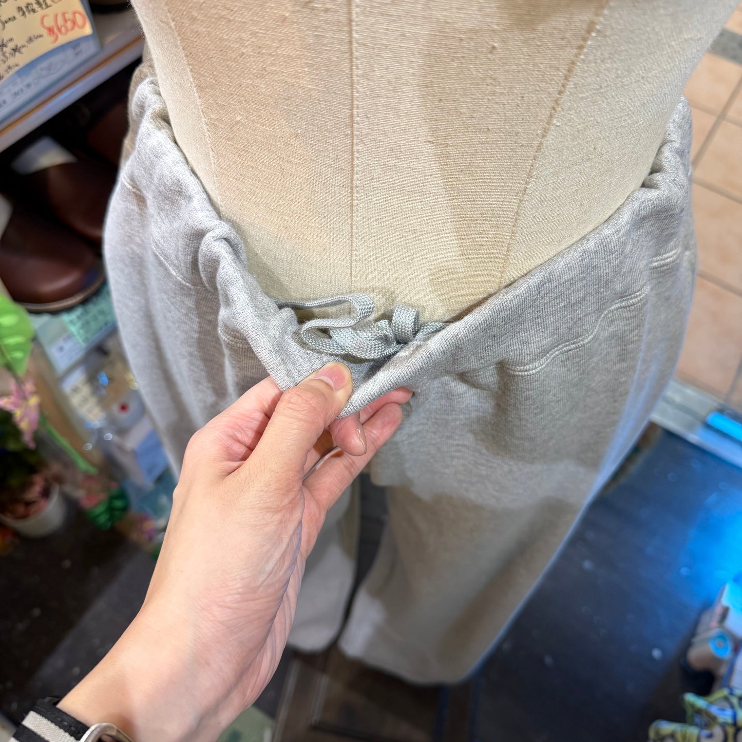 Sale- Diaries Grey Joggers Pants, made in Japan