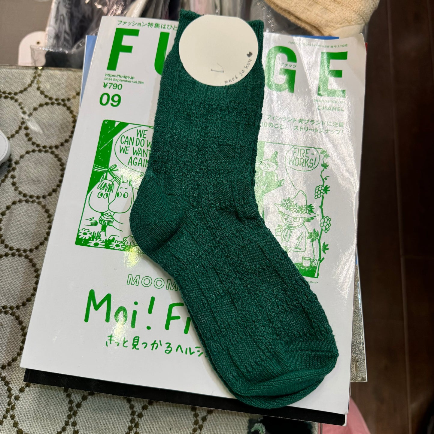 Meri ja kuu Socks, 3 Colors, made in Japan