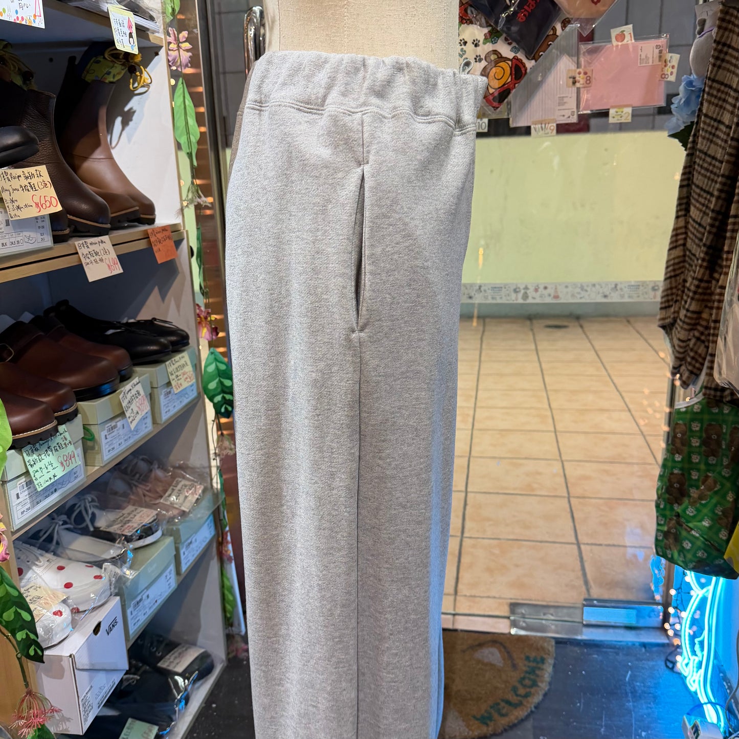 Sale- Diaries Grey Joggers Pants, made in Japan