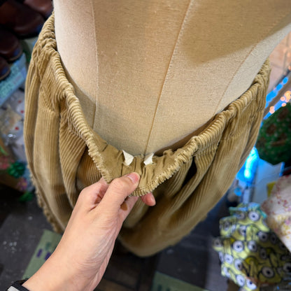 Tumugu Beige Corduroy Pants, made in Japan