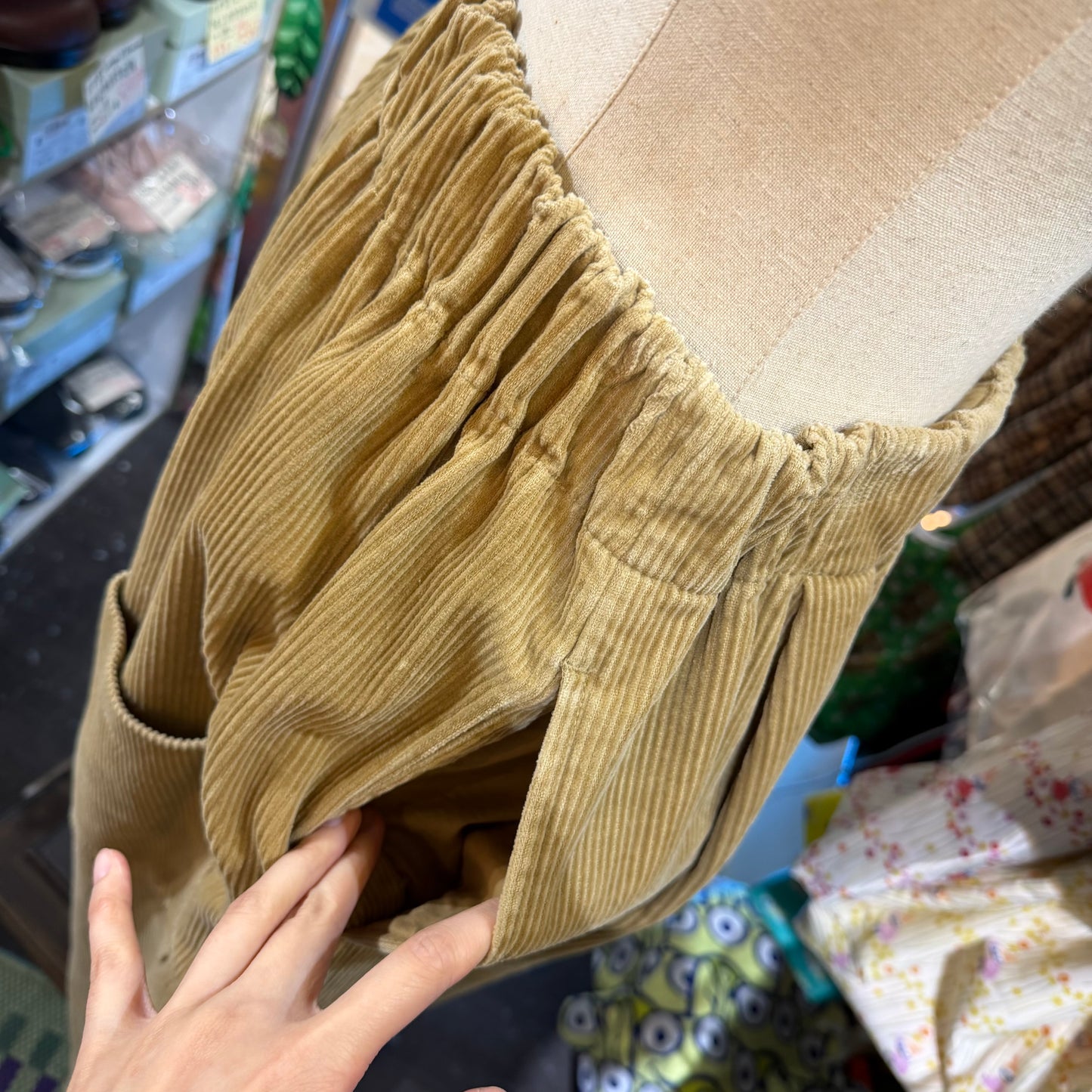 Tumugu Beige Corduroy Pants, made in Japan
