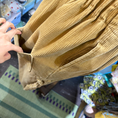 Tumugu Beige Corduroy Pants, made in Japan