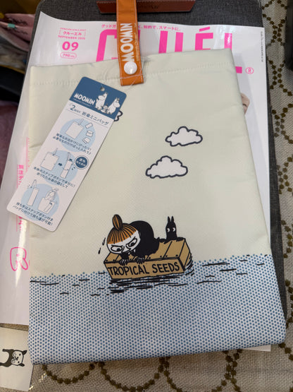 Moomin and Little My Folding Umbrella Mini Bag, Water Absorption