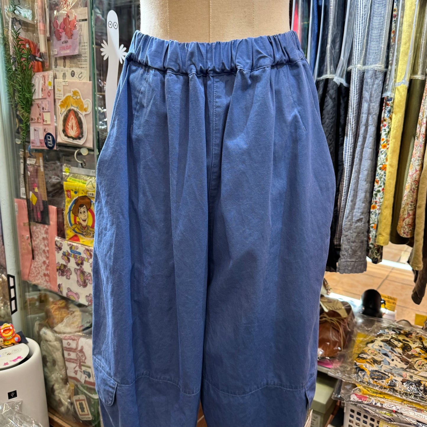 Tumugu Blue Tinker Pants, made in Japan