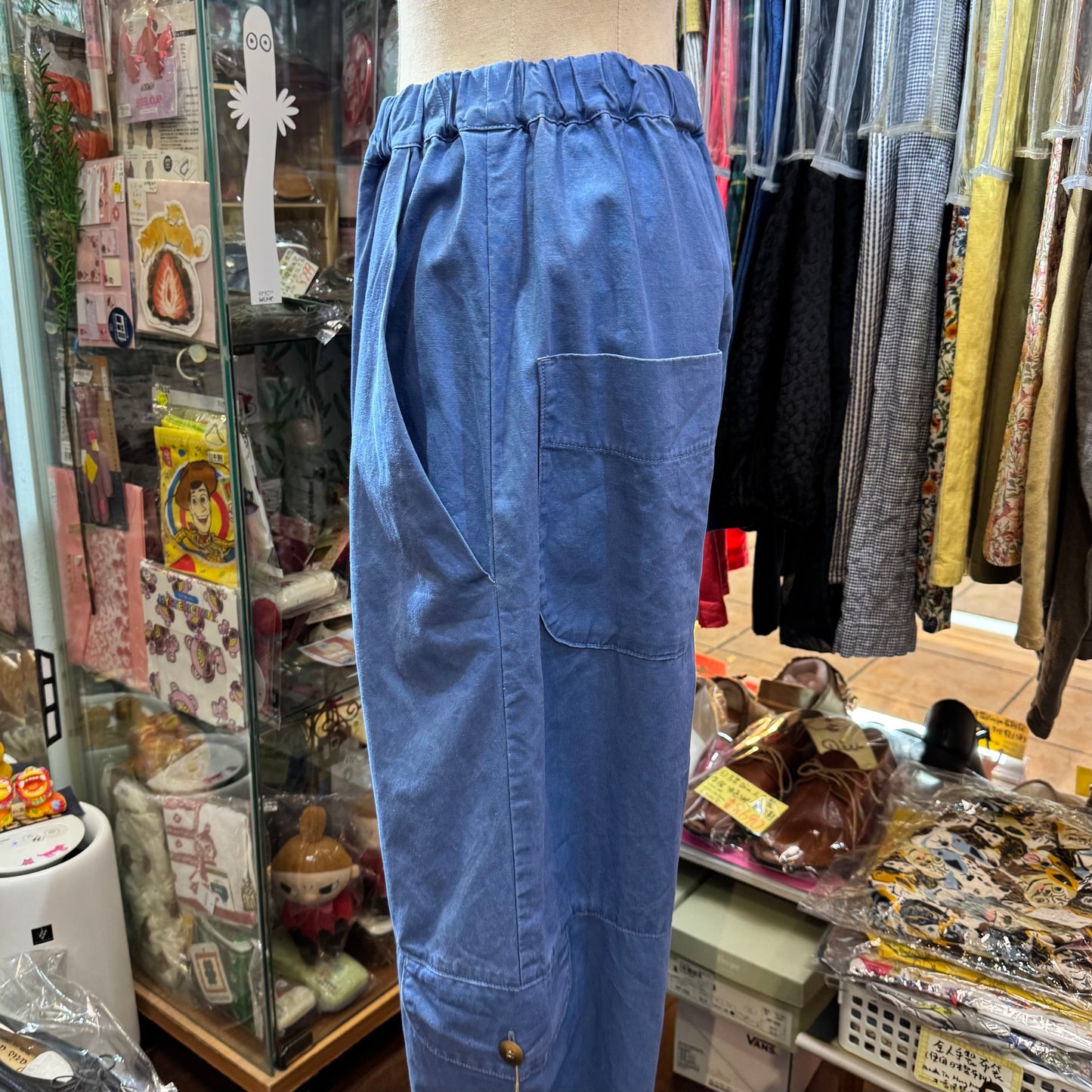 Tumugu Blue Tinker Pants, made in Japan