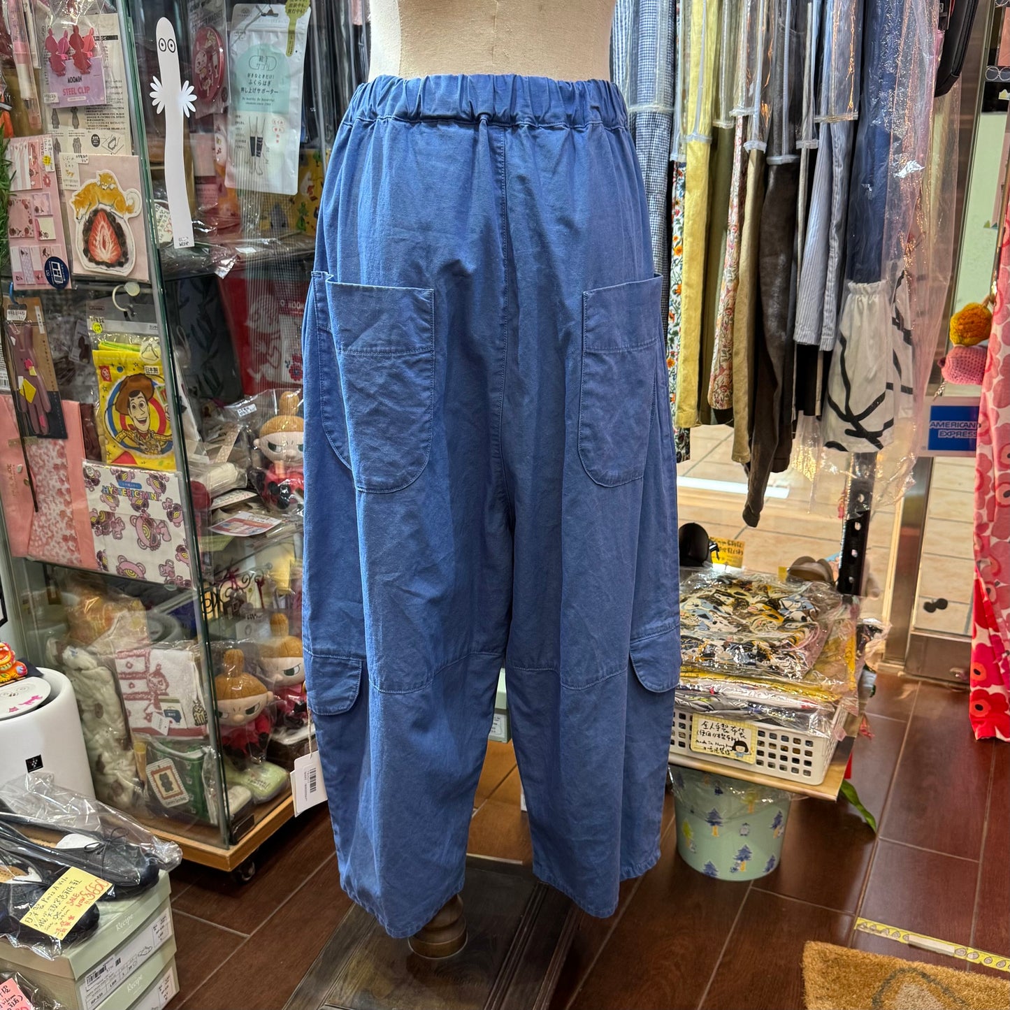 Tumugu Blue Tinker Pants, made in Japan