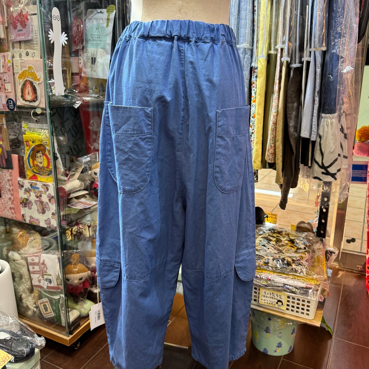 Tumugu Blue Tinker Pants, made in Japan