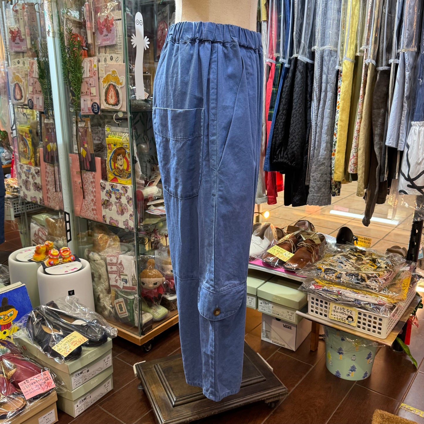Tumugu Blue Tinker Pants, made in Japan