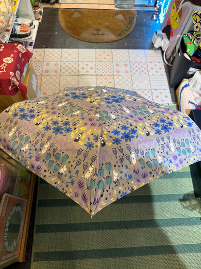 Little My Grey Sunny and Rainy Folding Umbrella , 100% UV Cut, UPF 50+, 2 Colors