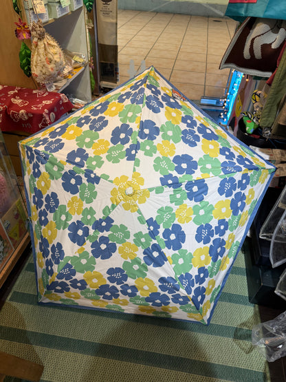Little My and  Flowers Sunny and Rainy Folding Umbrella , 100% UV Cut, UPF 50+
