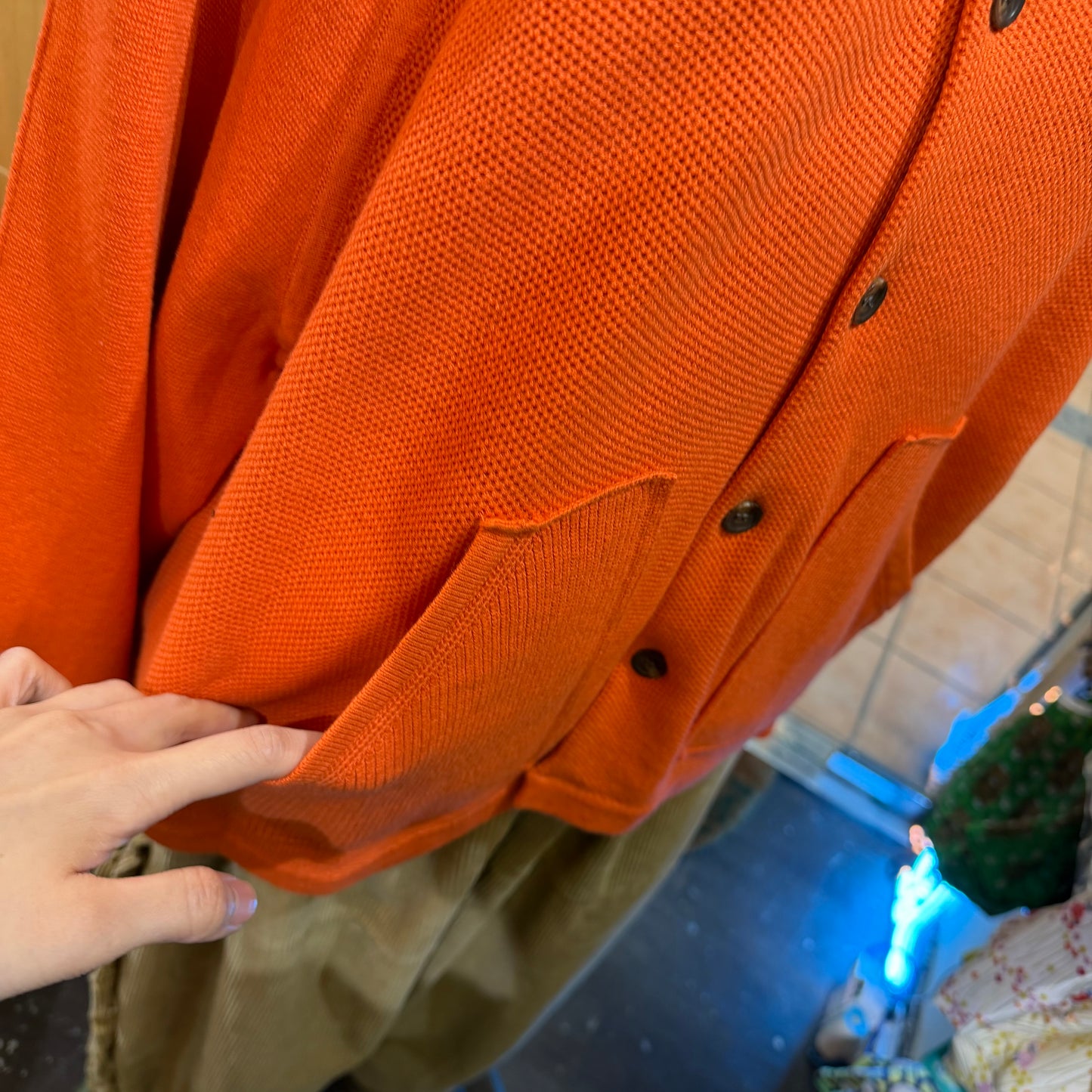 Estroislose Orange Cardigan, Outer