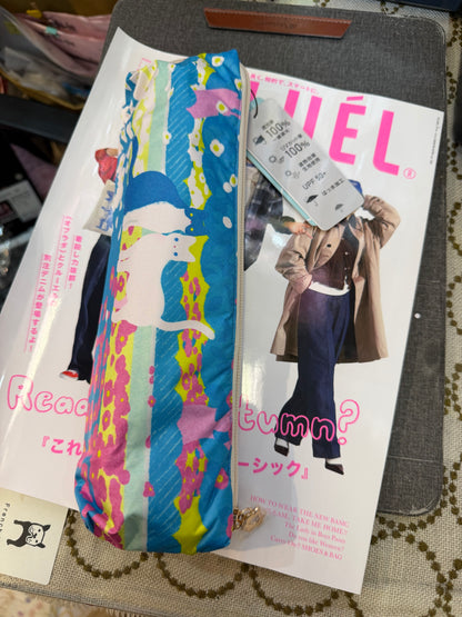 宮下和 Miyashita Nodoka x Soleil Cat pattern Folding Umbrella, Sunny and rainy days,  UPF50+ UV 100% Cut
