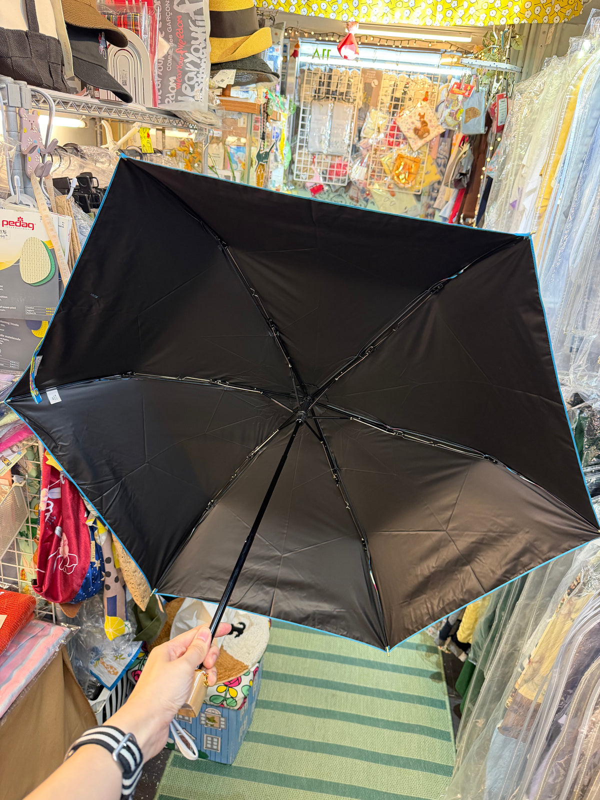 宮下和 Miyashita Nodoka x Soleil Cat pattern Folding Umbrella, Sunny and rainy days,  UPF50+ UV 100% Cut