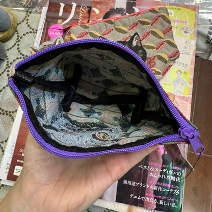 Nathalie Lete Cat Pouch, 2 patterns