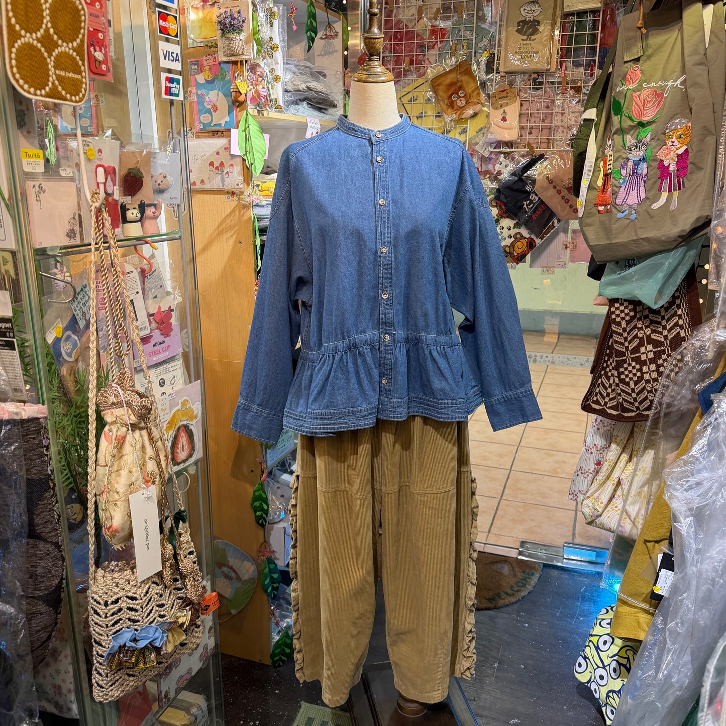 Estroislose Denim 2Way Shirt