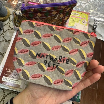 Nathalie Lete Cat Pouch, 2 patterns