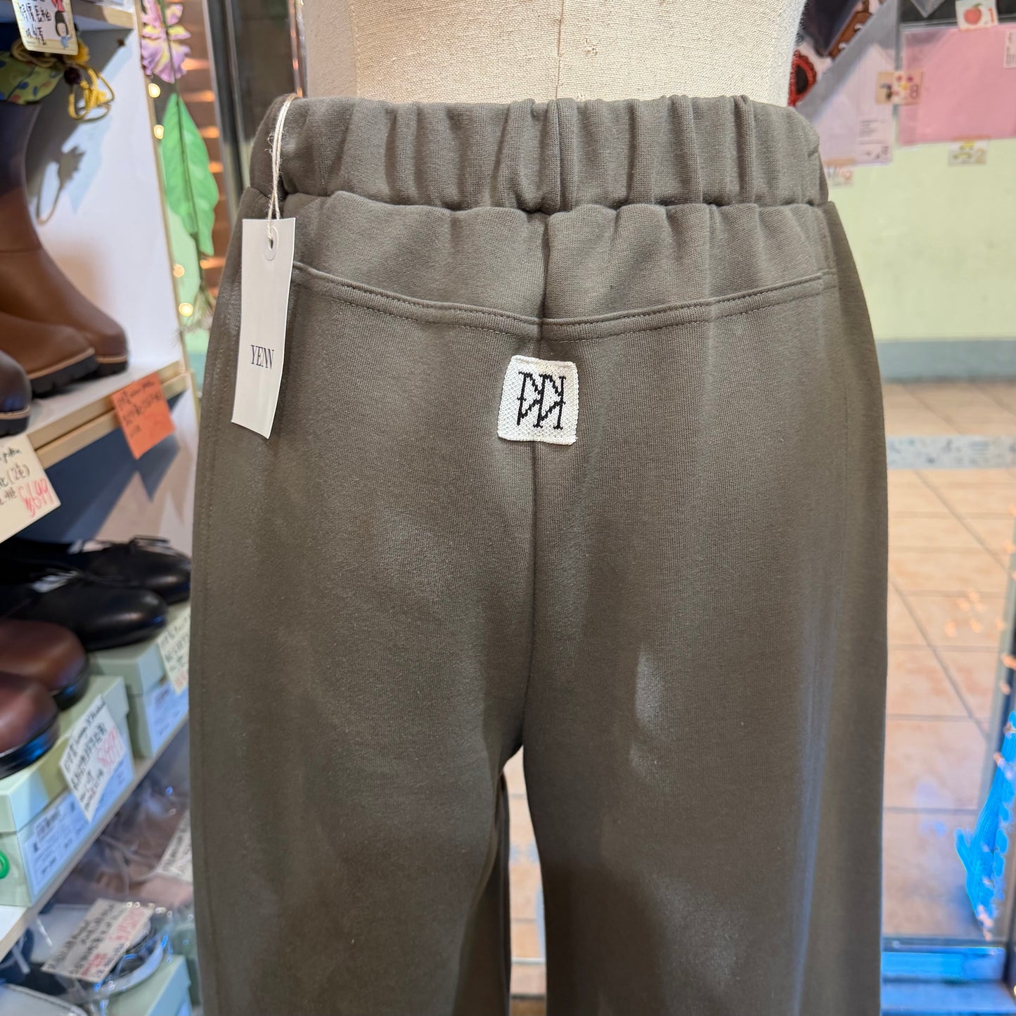 Yenn Military Green Pants, made in Korea