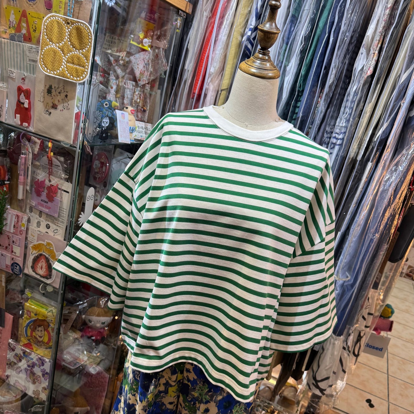 Aug Striped T-shirt, 2 Colors, made in Japan