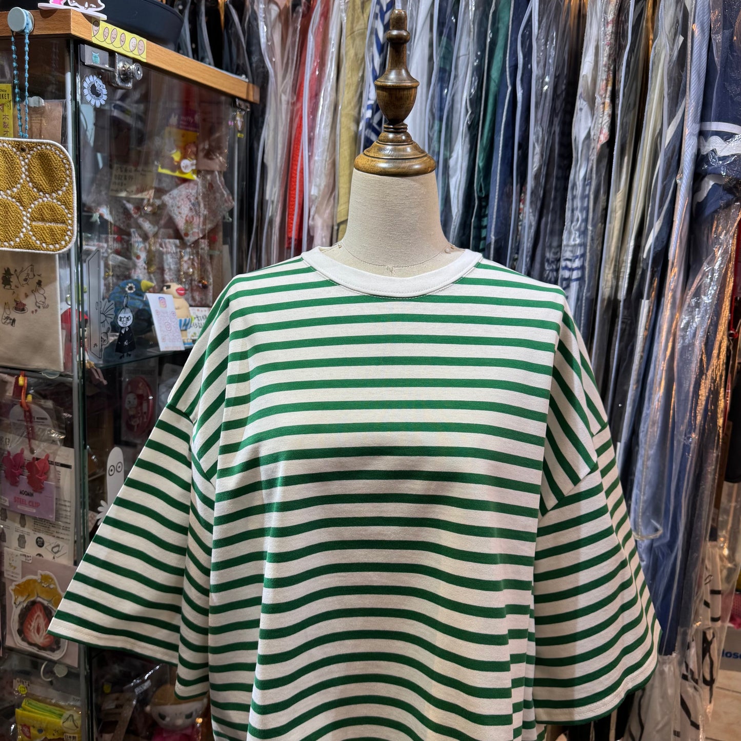 Aug Striped T-shirt, 2 Colors, made in Japan