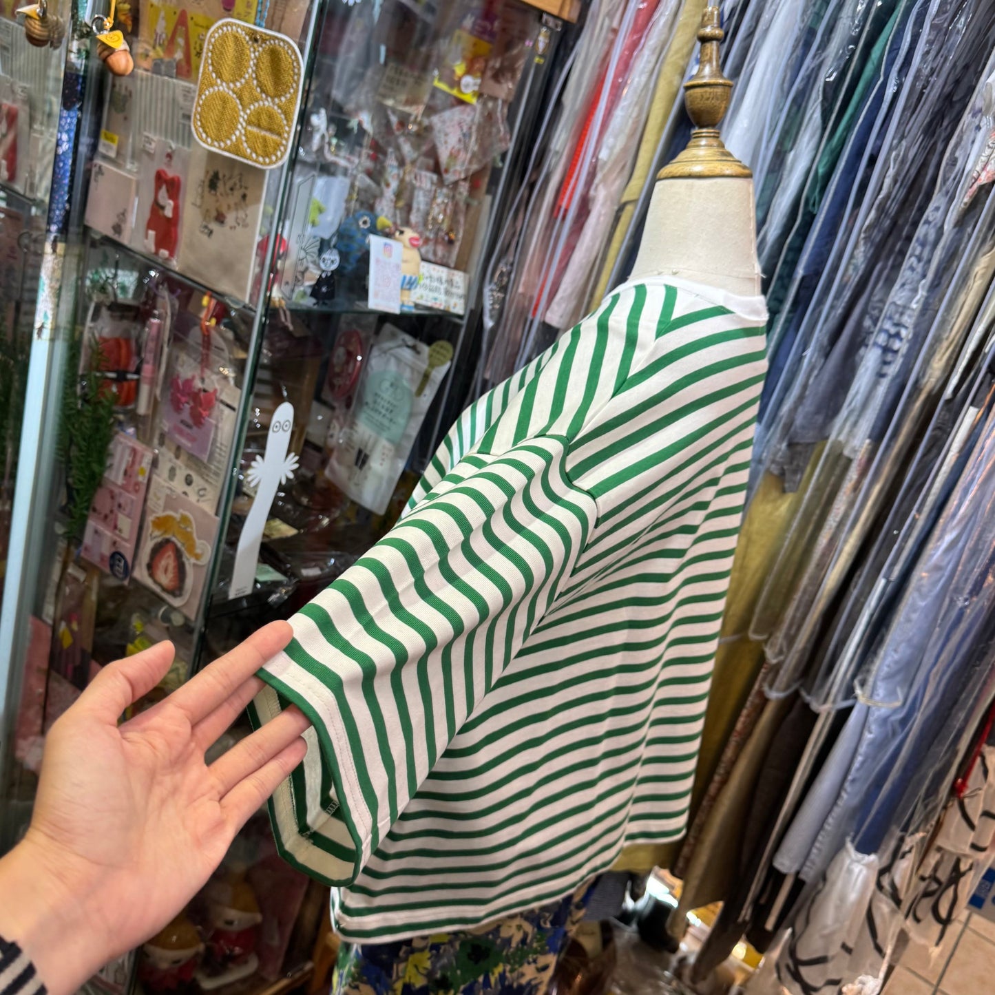 Aug Striped T-shirt, 2 Colors, made in Japan