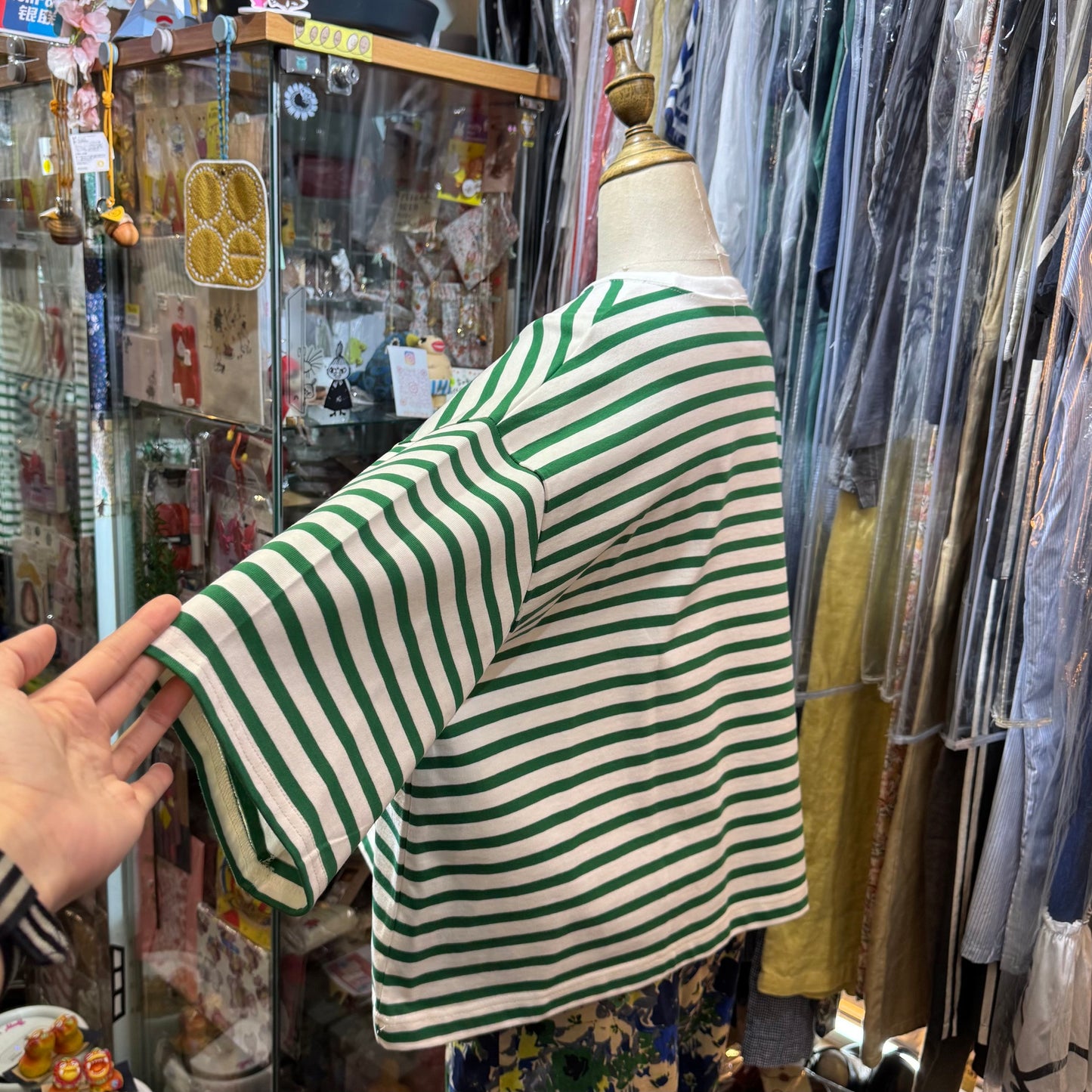 Aug Striped T-shirt, 2 Colors, made in Japan