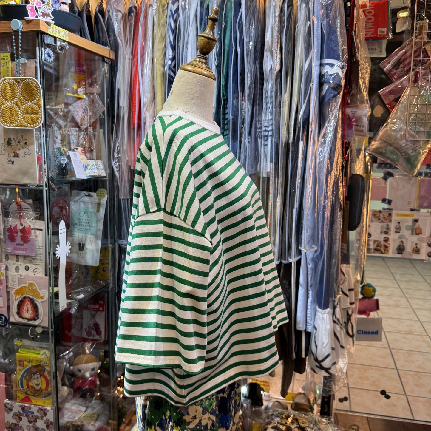 Aug Striped T-shirt, 2 Colors, made in Japan