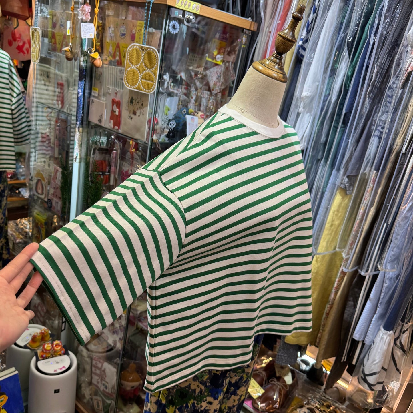 Aug Striped T-shirt, 2 Colors, made in Japan