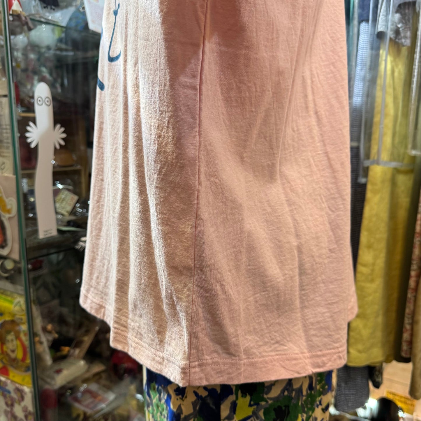 Tumugu French Terre Pink T-shirt, made in Japan