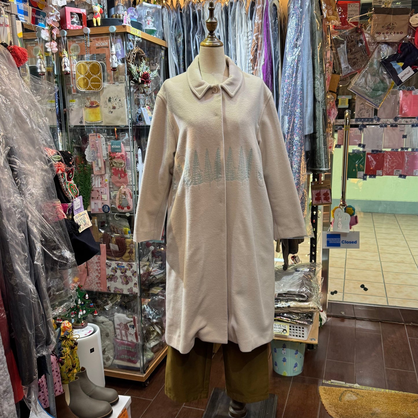 Sale- Haupia Oak and Forest Ivory Coat, made in Japan