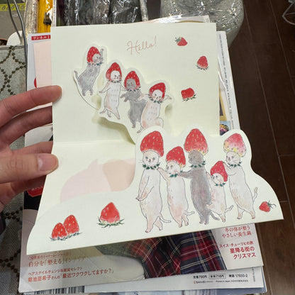 TOCOROCOMUGI Cat 'For You' Cards, made in Japan